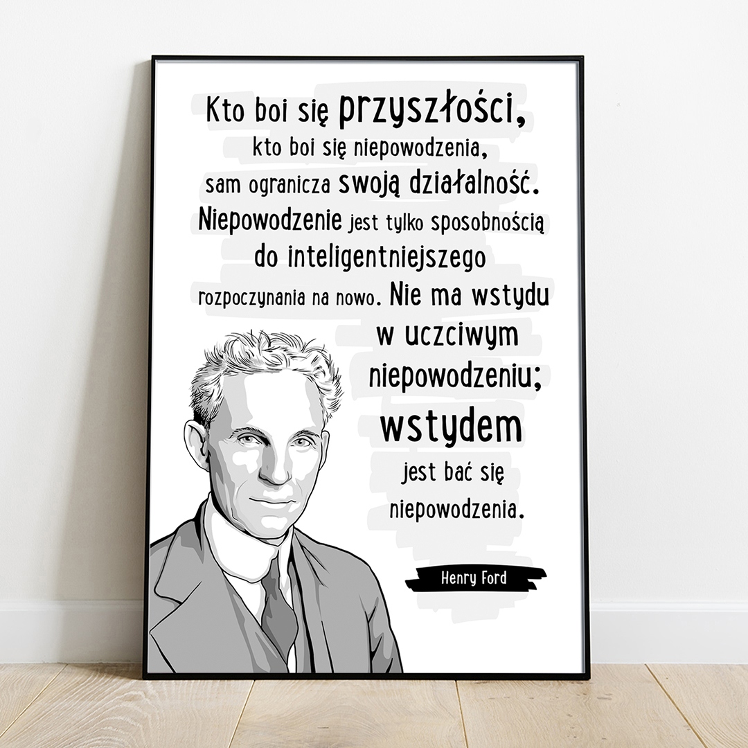 Plakat Cytat - Henry Ford zdjęcie 1