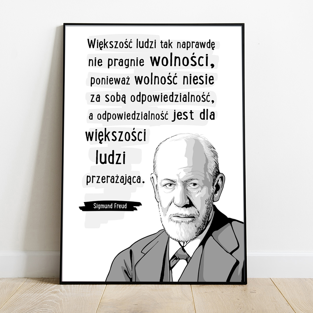 plakat sigmunt freud