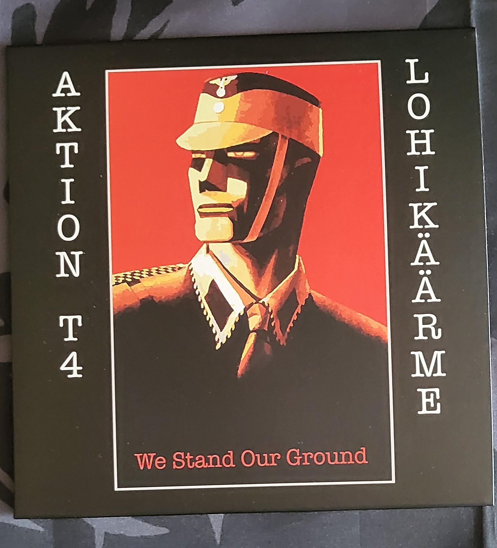 Aktion T4(Fra.) / Lohikäärme(Fin.)- We Stand Our Ground 7"ep Sold Out !!!! - Old Forest /Undergrund NS Records  image 2