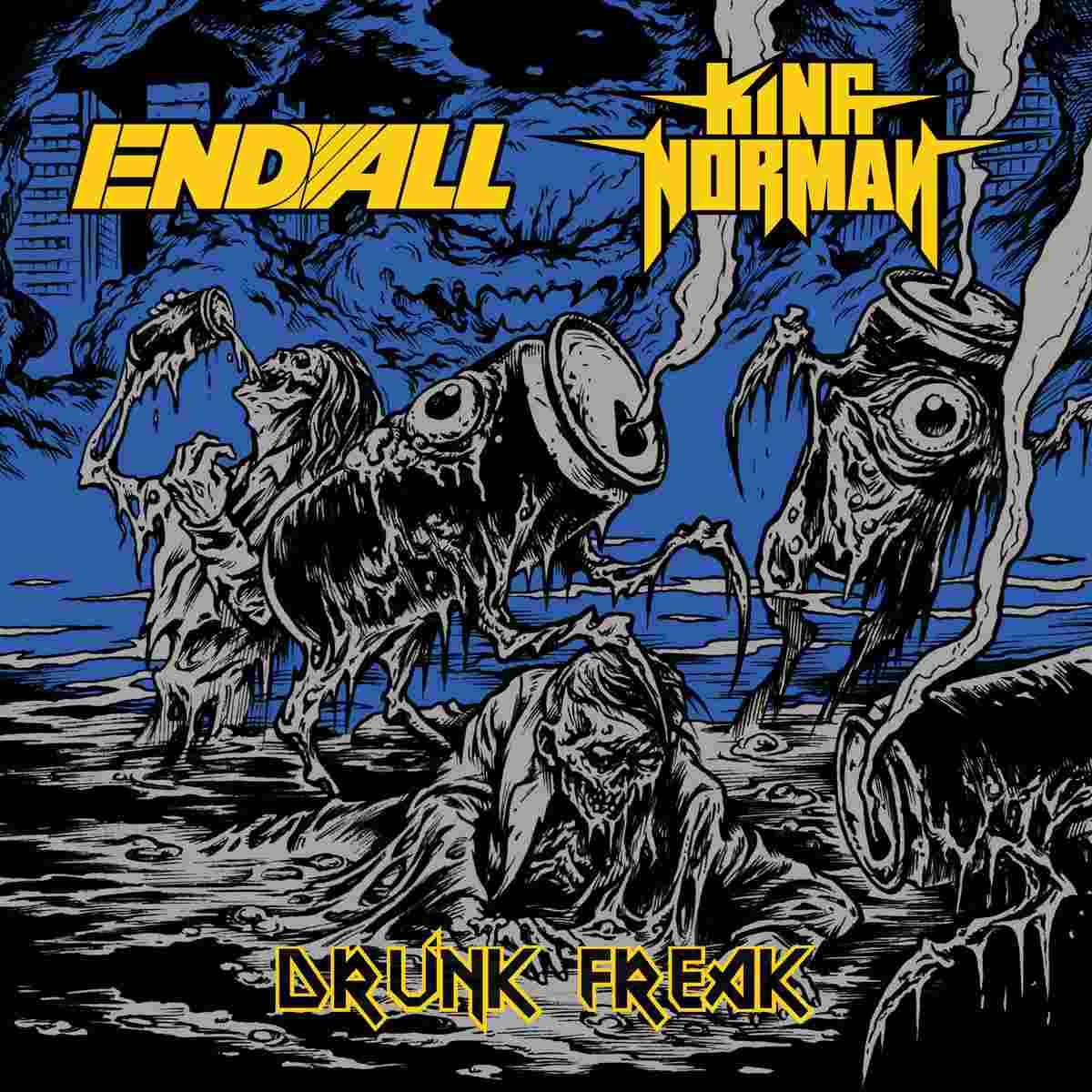King Norman / End All  - Drunk Freak cd  - Bad Moon Rising image 1