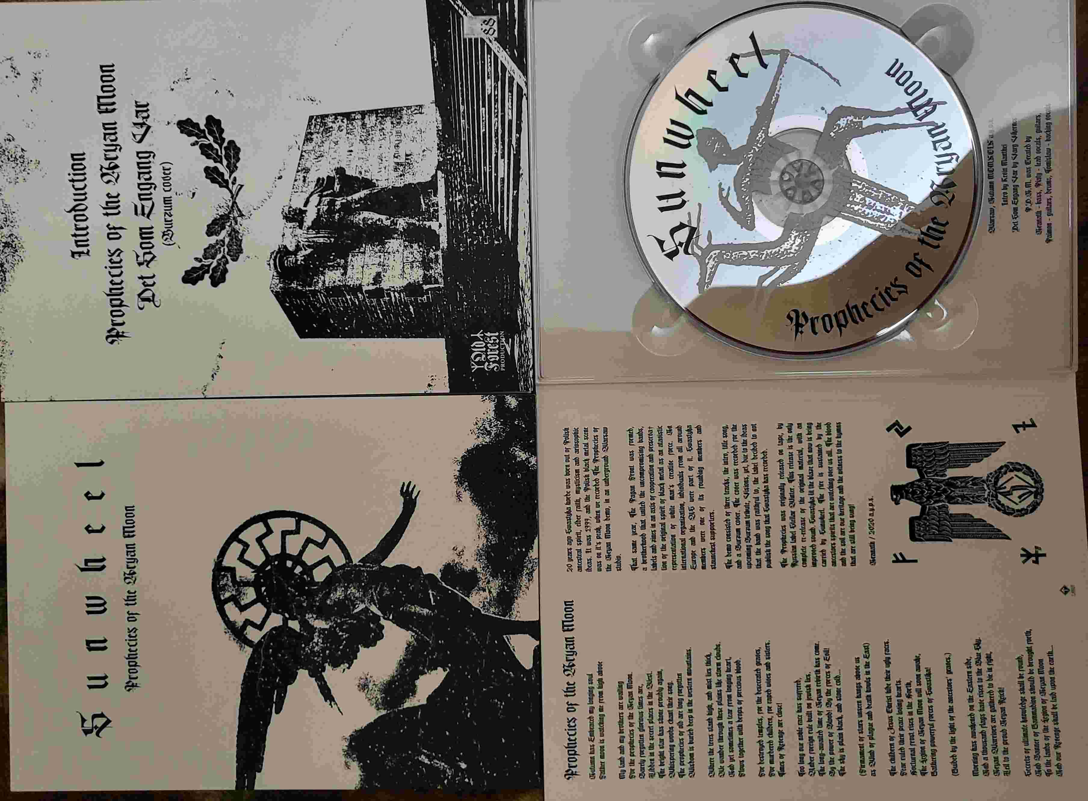 Sunwheel : Prophecies of Aryan Moon digi A5 lim.88 SOLD OUT!!!! - Old Forest Production image 2