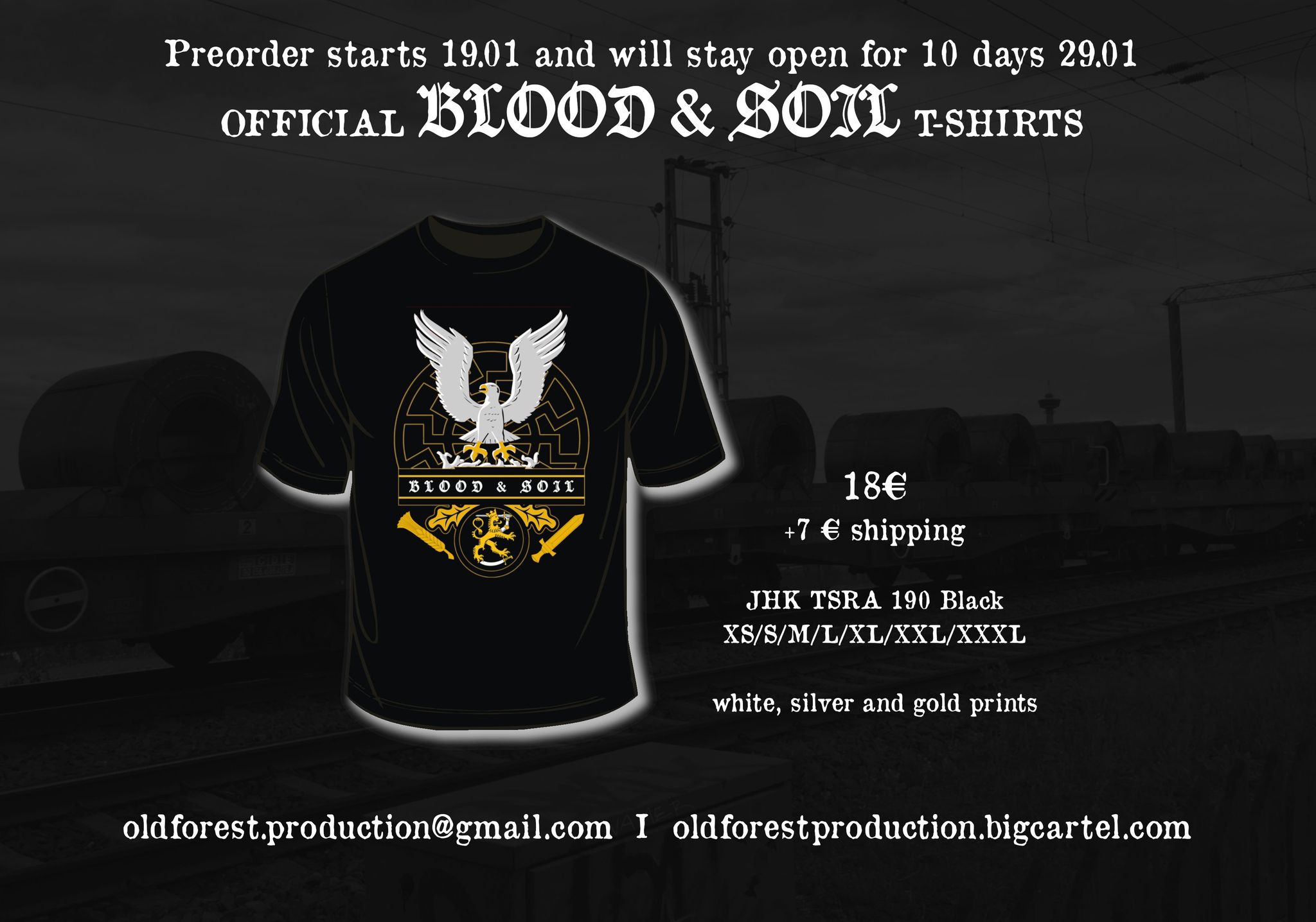 BLOOD & SOIL: ts Sold Out!!!! - Old Forest Production image 4