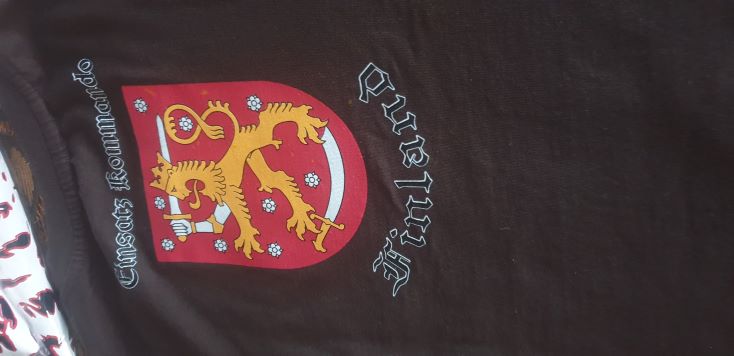 Aryan Hammer official t-shirt brown / chocolate, black / white logo lim.25 SOLD OUT !! - Old Forest Production image 2