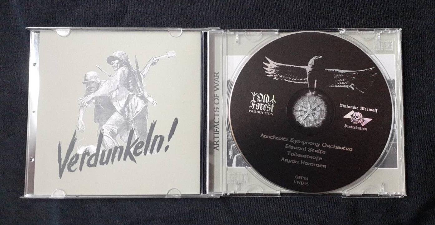 Artifacts Of War (Split) - Aryan Hammer/Auschwitz Symphony Orchestra/Eternal Strife/Todesstrafe.SOLD OUT !!!! - Old Forest Production image 2