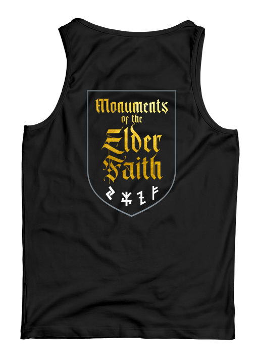 Sunwheel - Monuments Of The Elder Faith official t-shirt black top SOLD OUT - Old Forest Production image 2