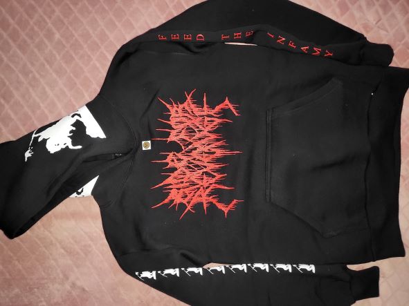 Ride for Revenge - Feed the Infamy  official hoodie SOLD  OUT - Old Forest Production image 3
