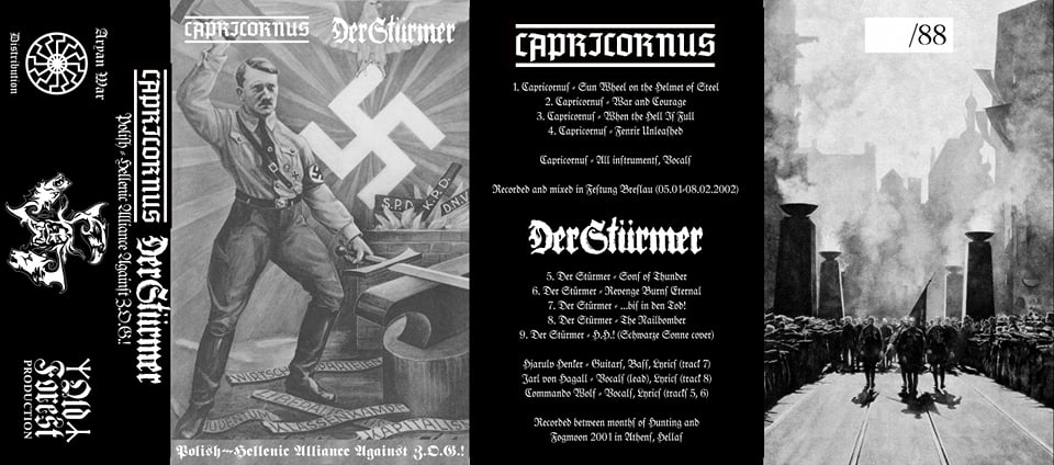 Capricornus / Der Stürmer - Polish-Hellenic Alliance Against Z.O.G.! SOLD OUT!!! - Old Forest Production image 3