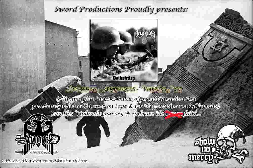 Aryans - Volkskrieg cd - Sword Production image 1
