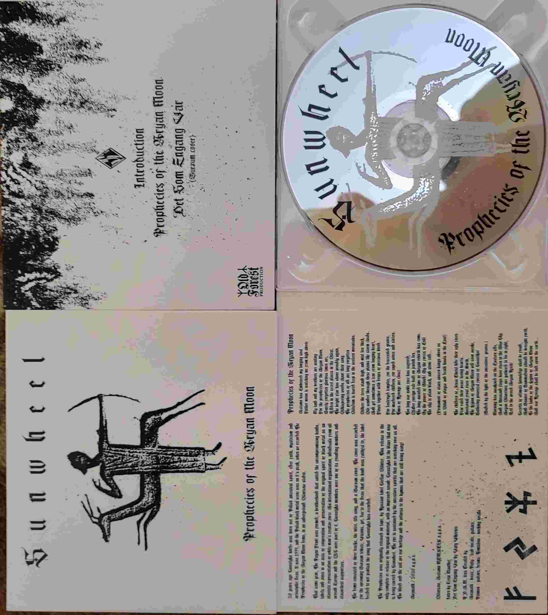 Sunwheel : Prophecies of Aryan Moon digipack SOLD OUT!!! - Old Forest Production image 2