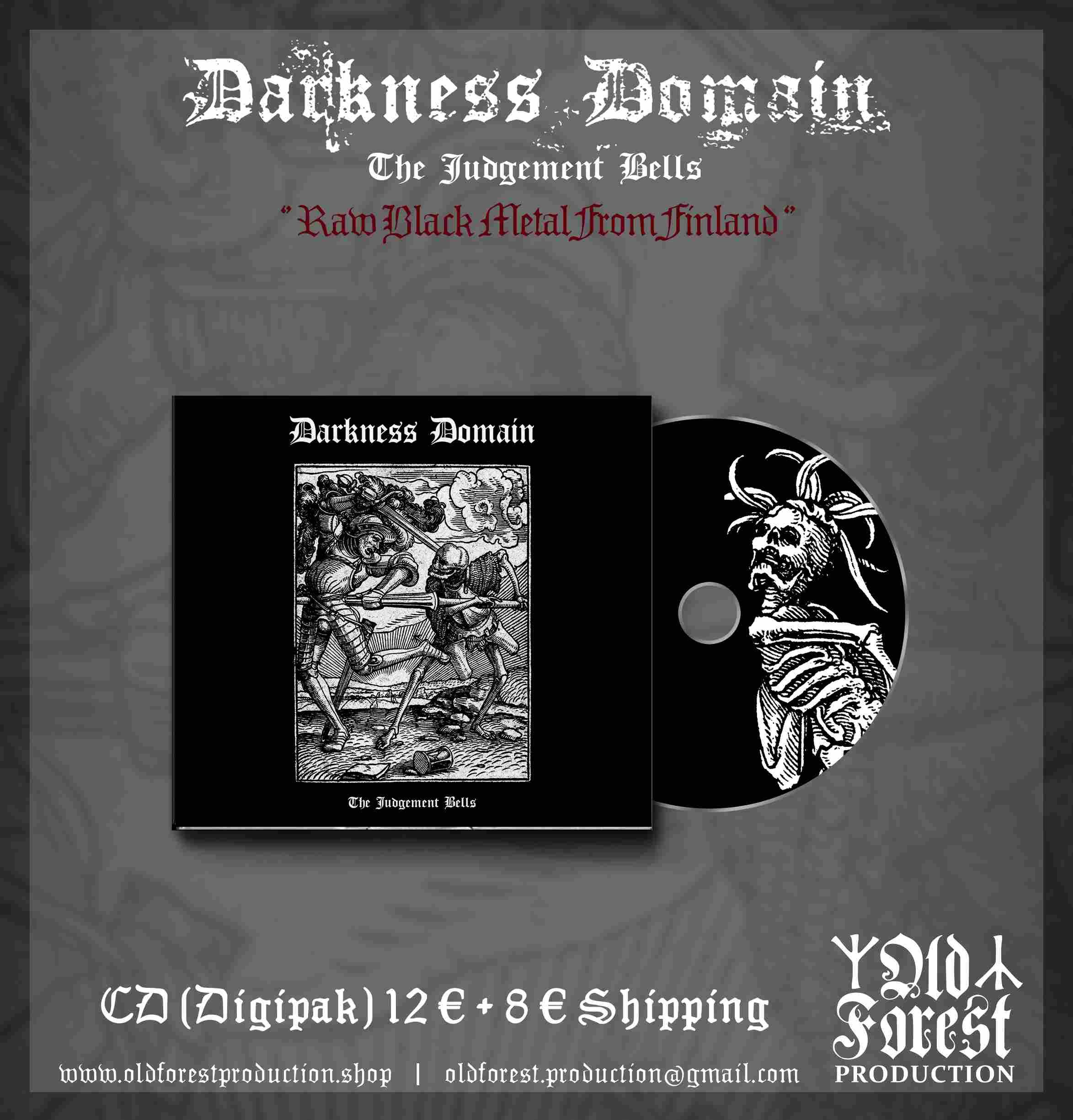 Darkness Domain(Fin.) - The Judgement Bells digipack - Old Forest Production image 1