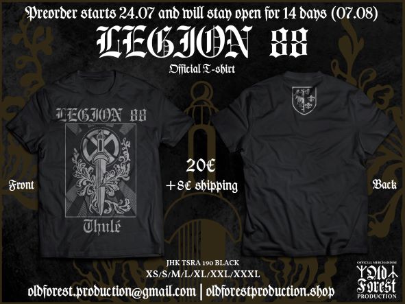 Legion 88 - "Thule" ts lim.30 SOLD OUT - Old Forest Production image 1