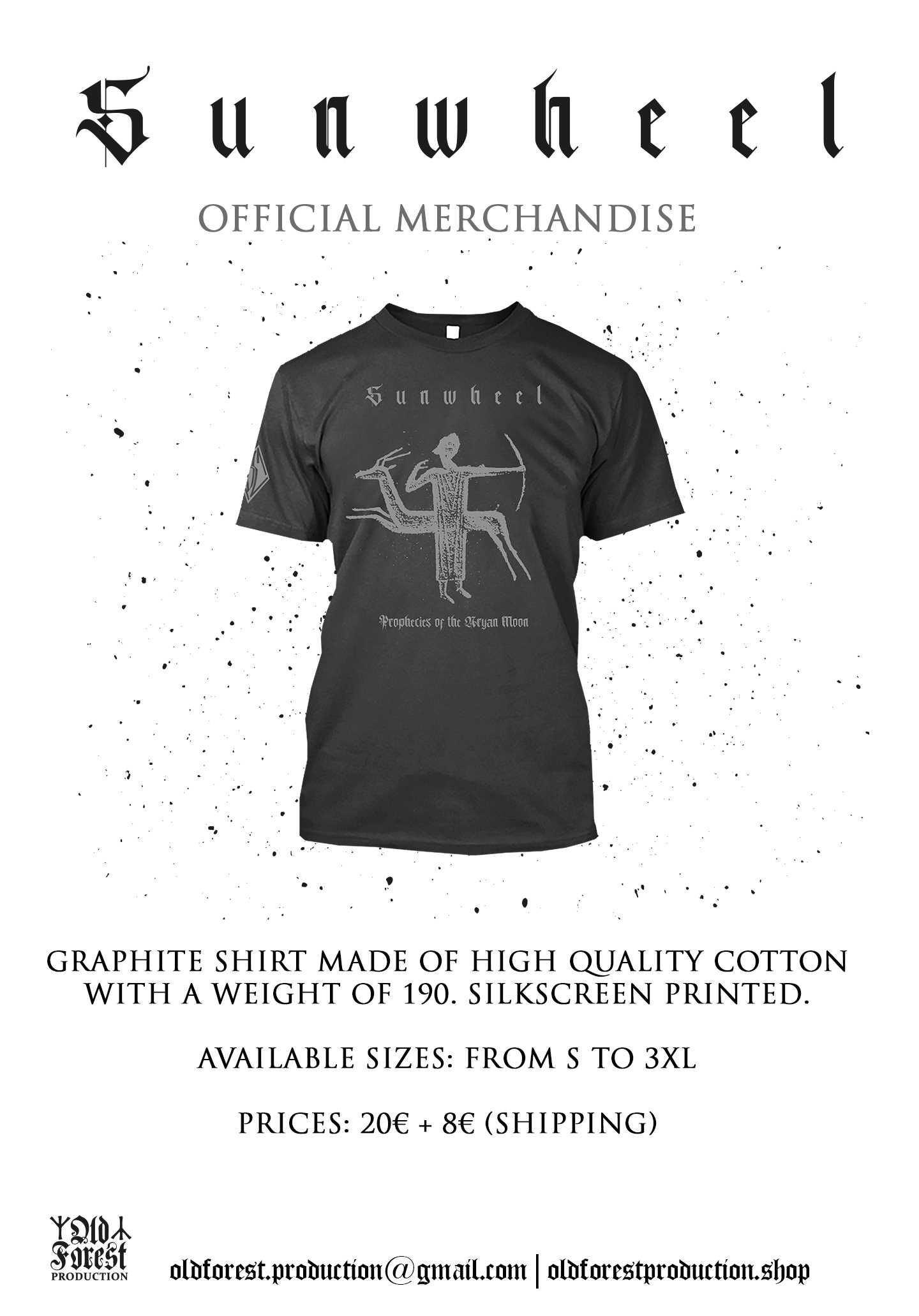 Sunwheel -Prophecies of Aryan Moon official ts2 lim.30 Sold Out!! - Old Forest Production image 2