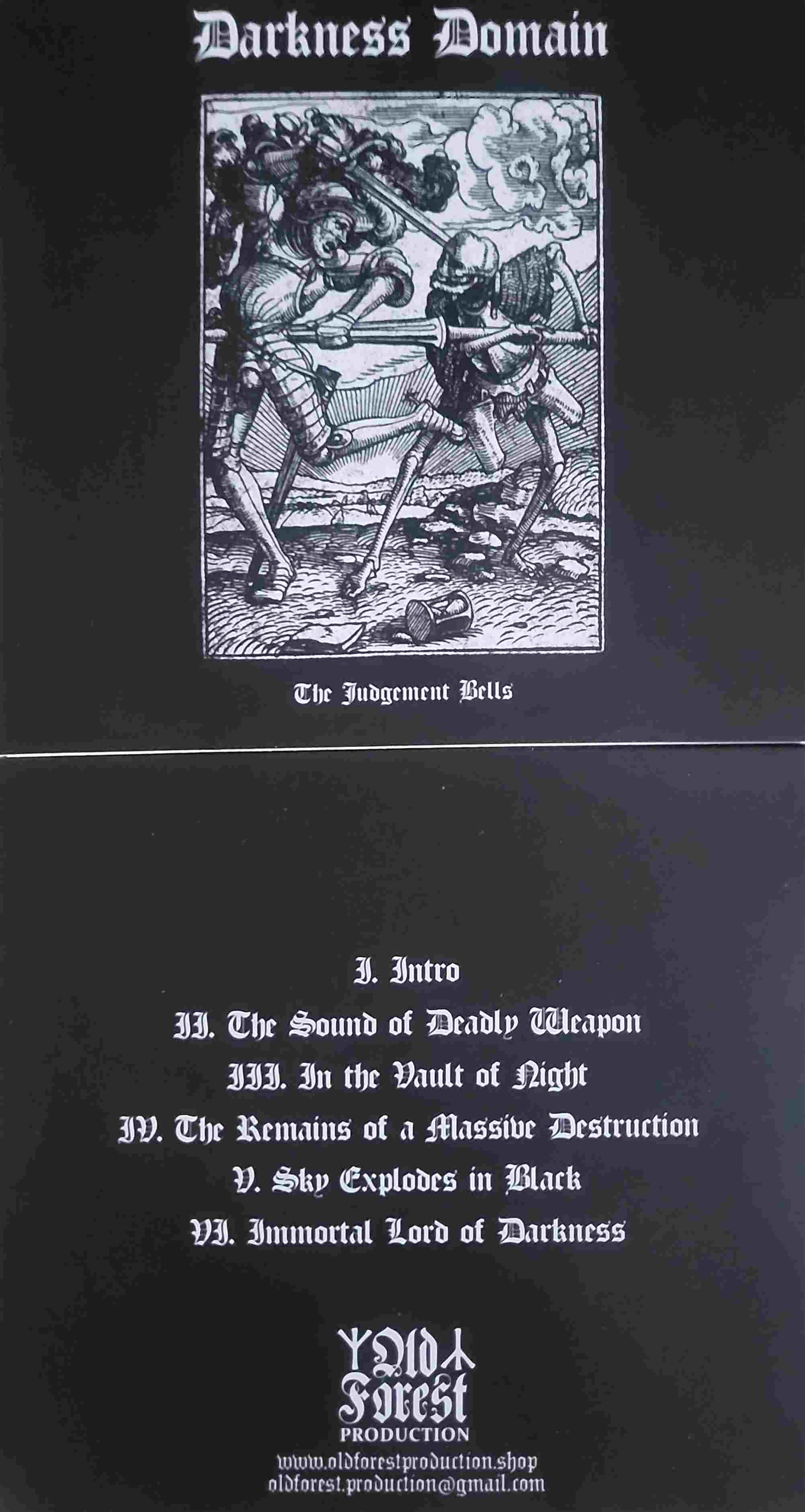 Darkness Domain(Fin.) - The Judgement Bells digipack - Old Forest Production image 2