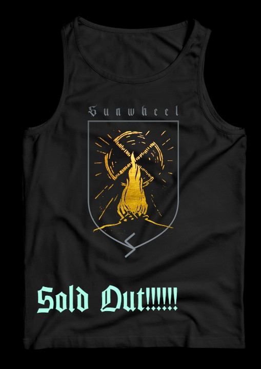 Sunwheel - Monuments Of The Elder Faith official t-shirt black top SOLD OUT - Old Forest Production image 4