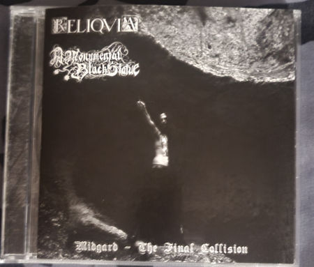 A Monumental Black Statue /Reliqia - - Midgard The Final Collision - split cd - Old Forest Production image 2