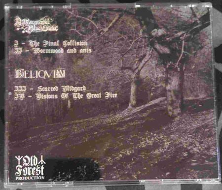 A Monumental Black Statue /Reliqia - - Midgard The Final Collision - split cd - Old Forest Production image 3