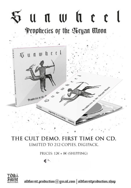 Sunwheel : Prophecies of Aryan Moon digipack Sold Out!!!! - Old Forest Production image 1