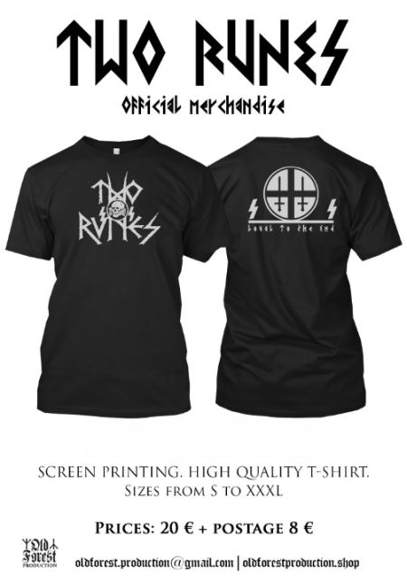 Two Runes - official tshirt 2 SOLD OUT!!!!! - Old Forest Production image 1