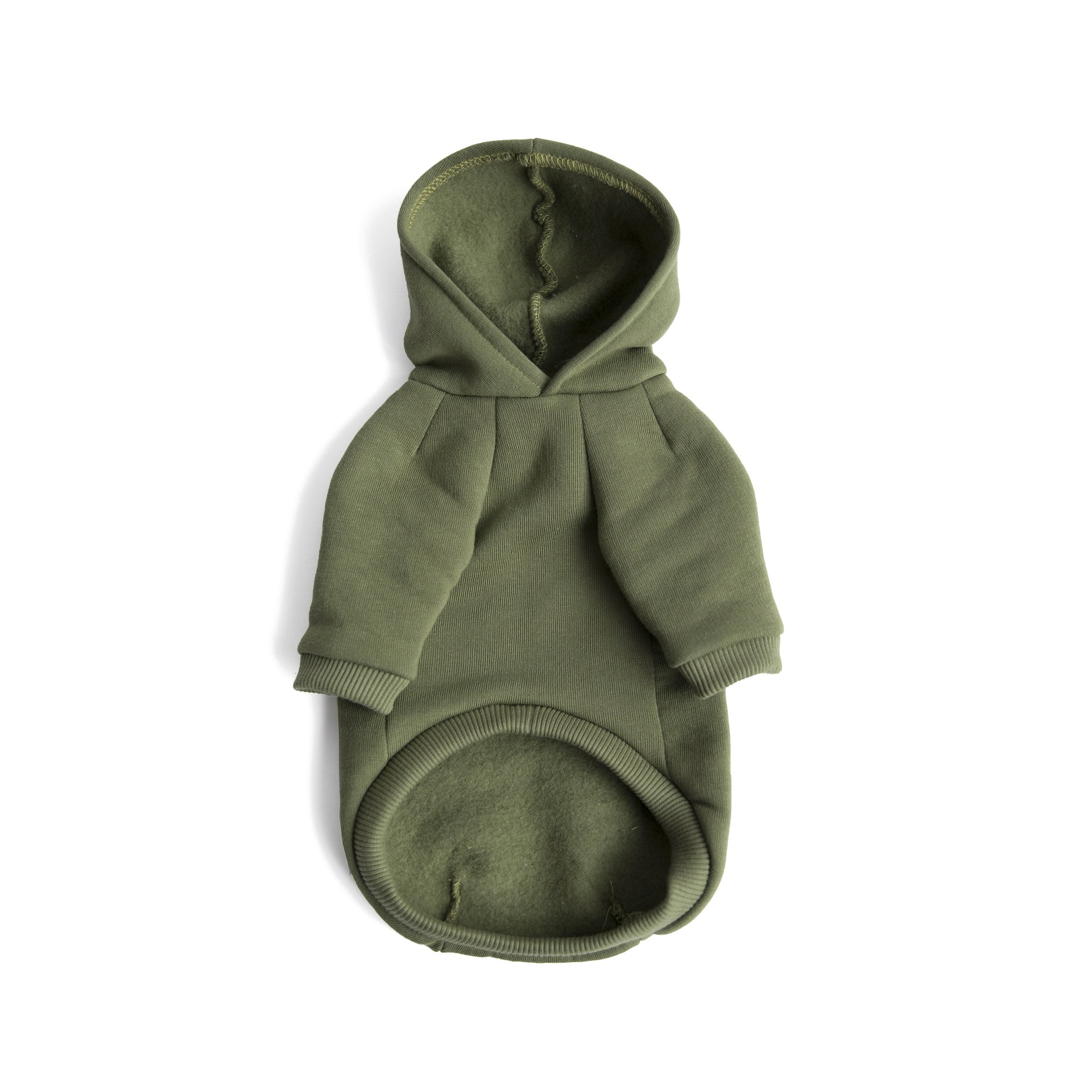 Basic hoodie zielona bluza dla psa