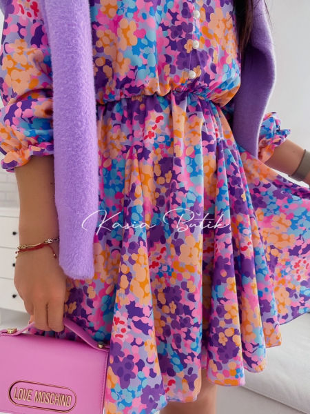 Sukienka Mini Adisson Pastelova - polecana również dla kobiet w ciąży zdjęcie 2