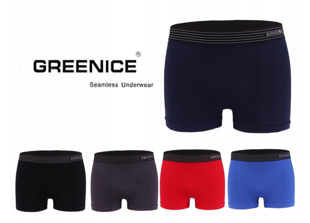 3 x GREENICE BOKSERKI BEZSZWOWE  XL/XXL - Made IN P.R.C zdjęcie 1