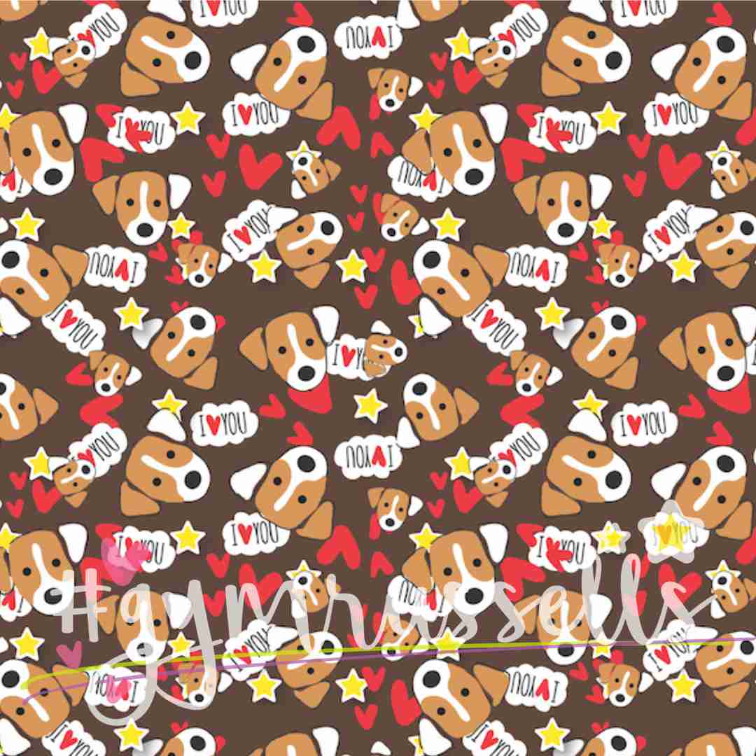 JrtLove brown dog Collar - Gymrussells image 1
