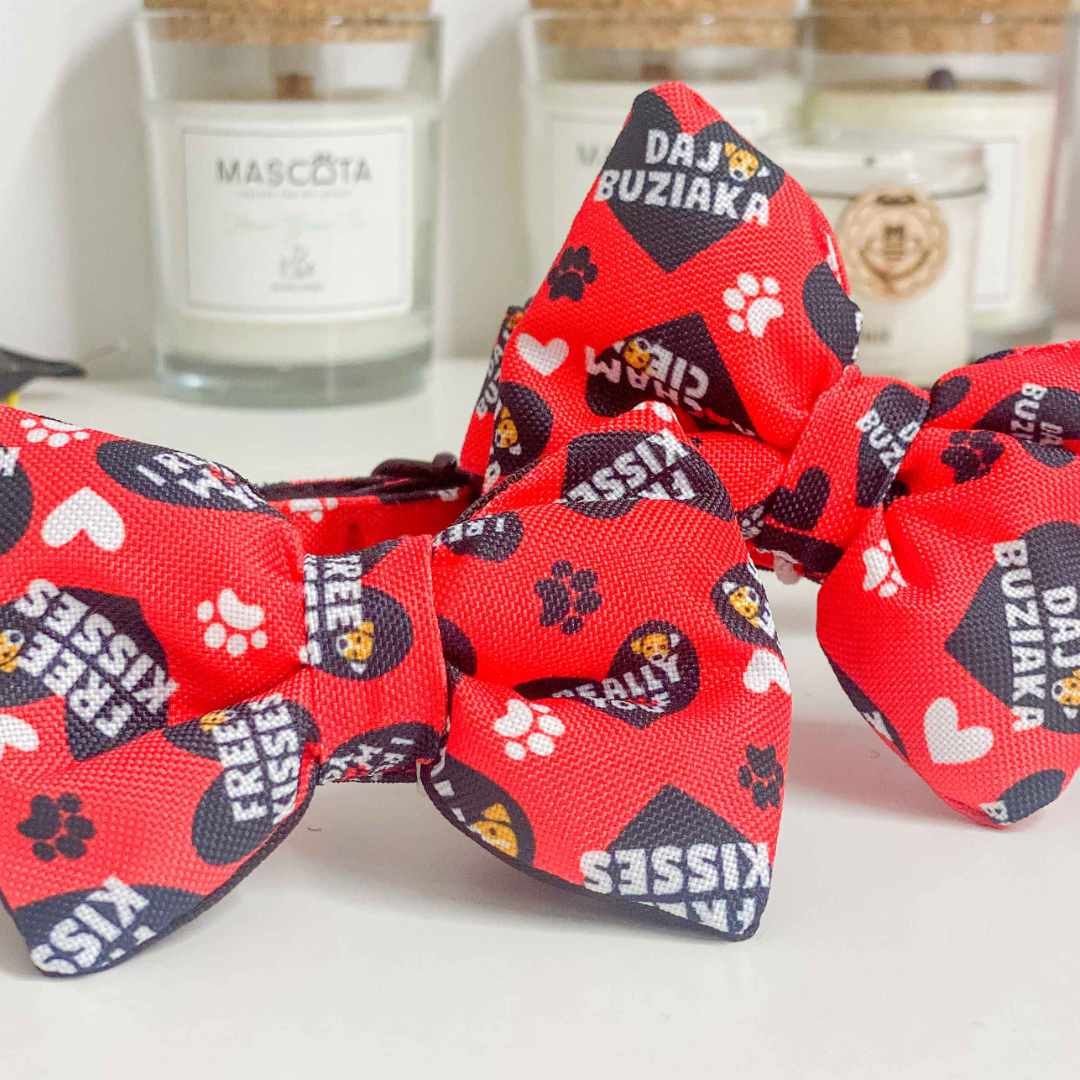 Free kisses dog bowties - Gymrussells image 1