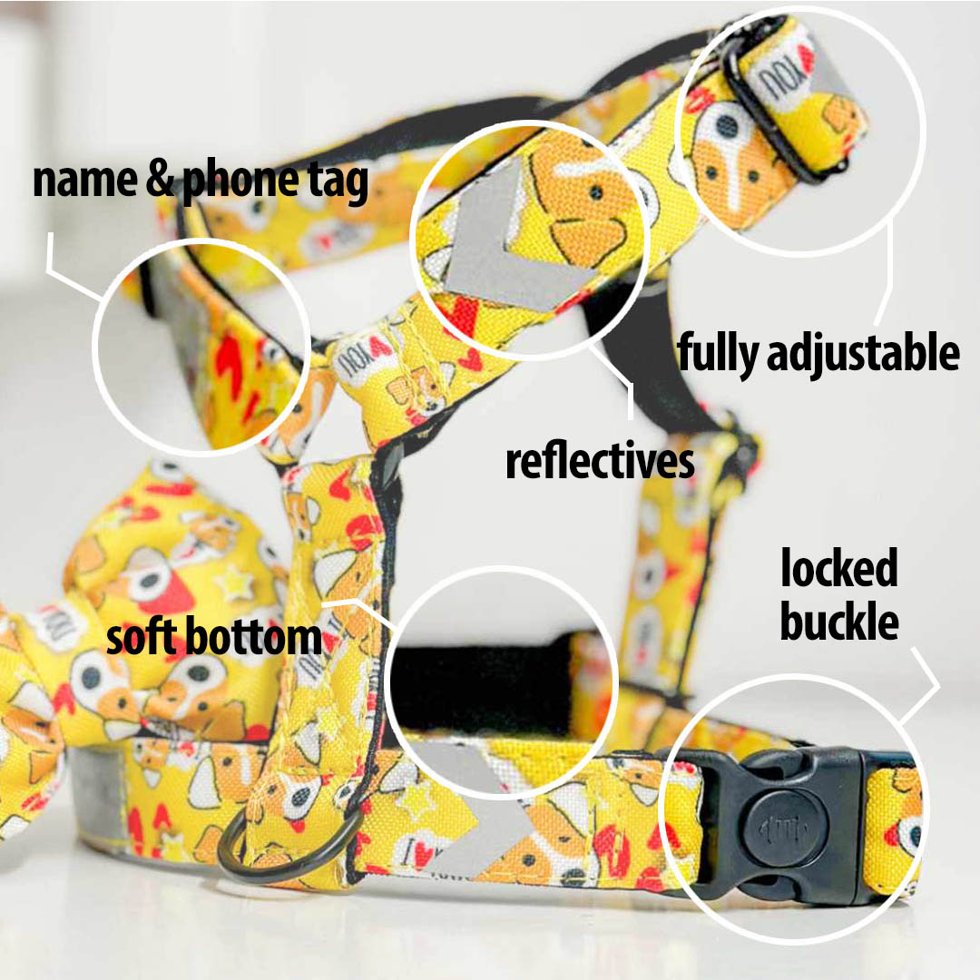 Yummy dog strap harness - Gymrussells image 3