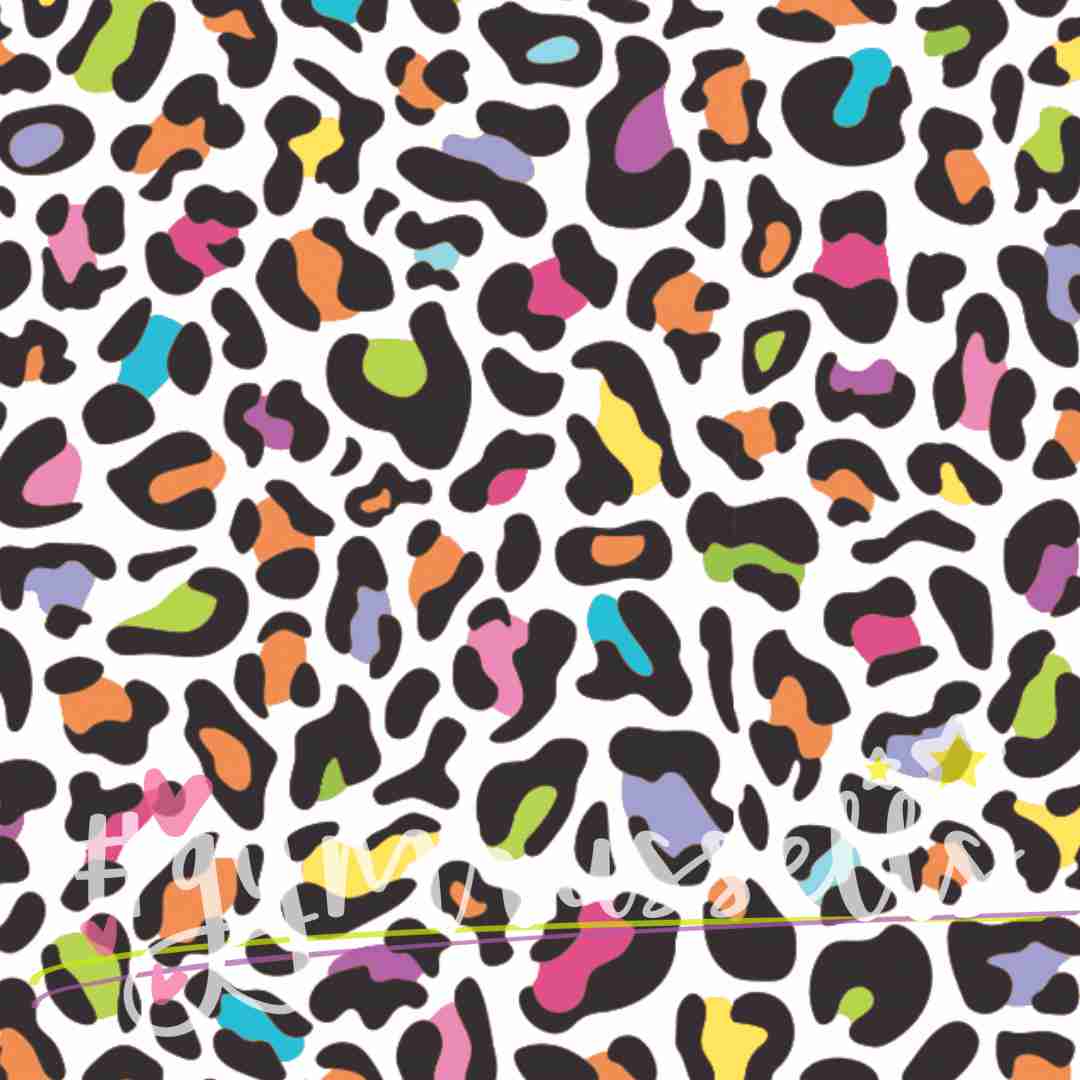 Rainbow Leopard dog bandanas - Gymrussells image 1