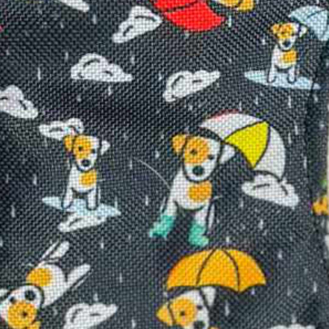 Black Rainy doggie strap harness - Gymrussells image 1