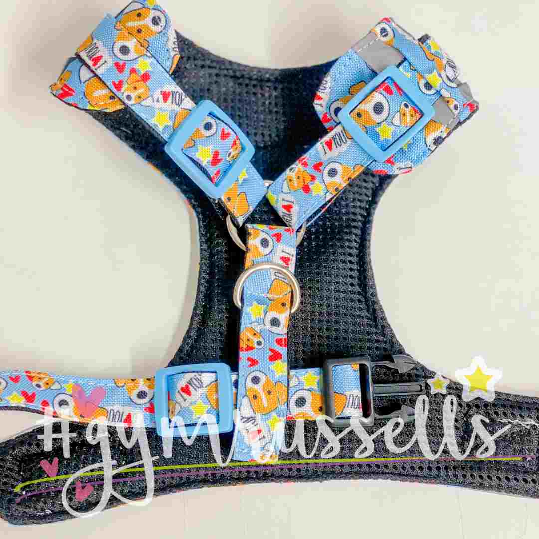 JRTlove baby blue Chest harness  - Gymrussells image 3