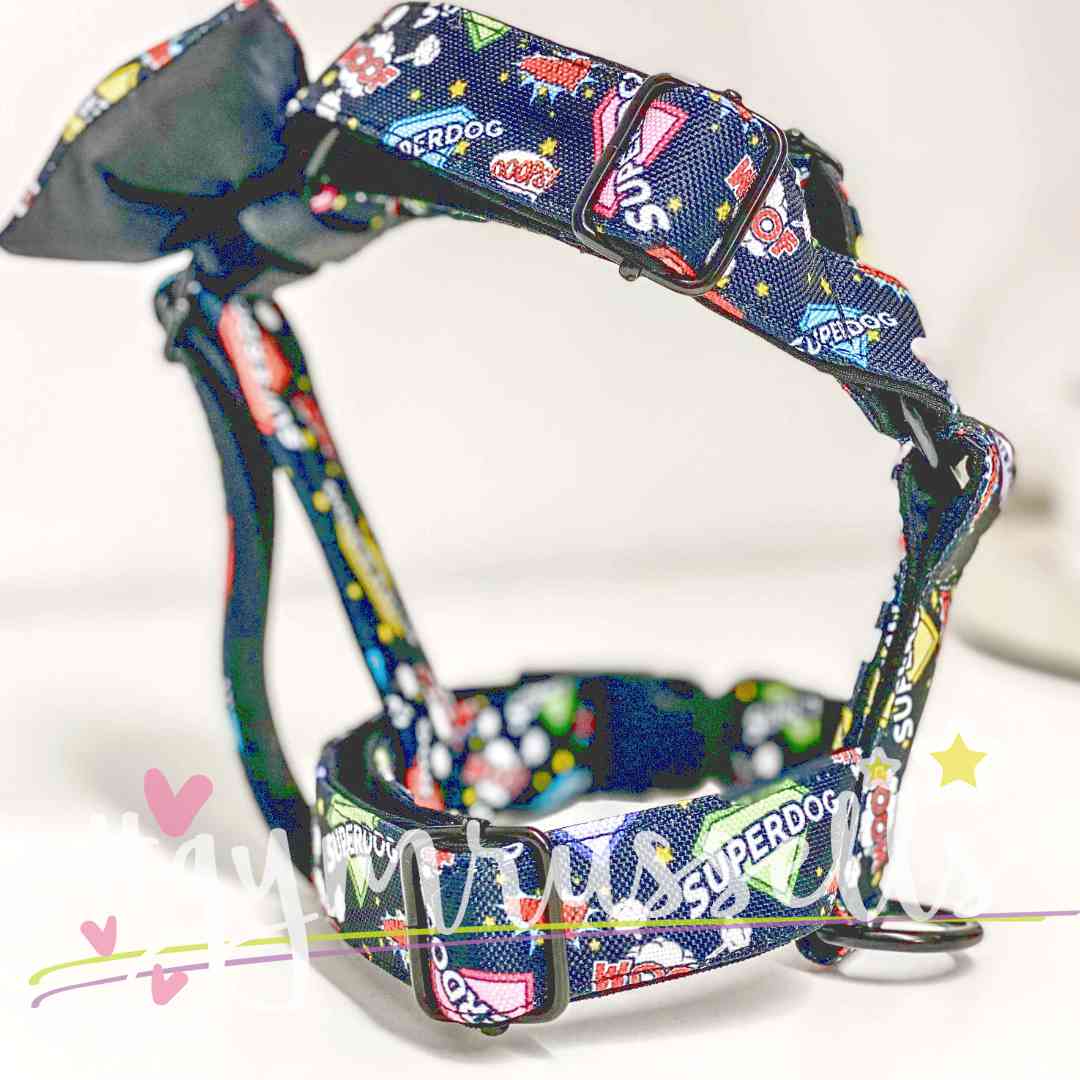 Superdog Black Dog strap harness  - Gymrussells image 2
