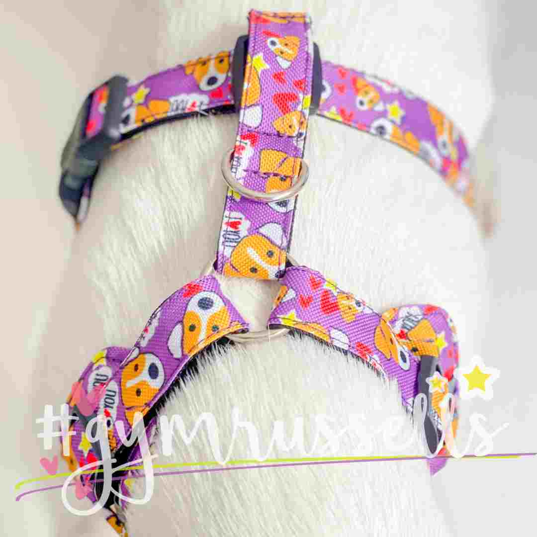 JRTlove Purple dog Chest harness  - Gymrussells image 4