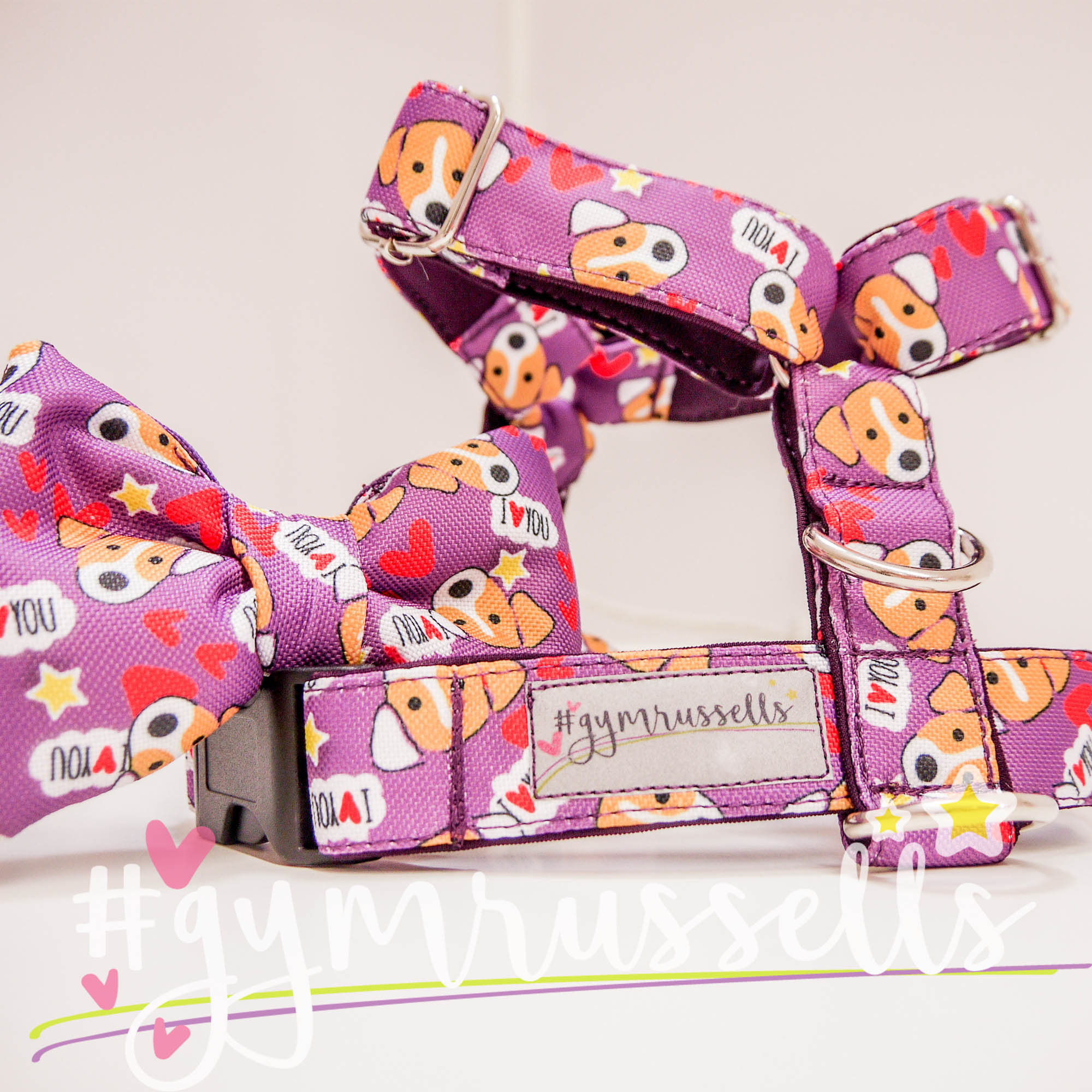 JRTlove purple strap harness - Gymrussells image 3