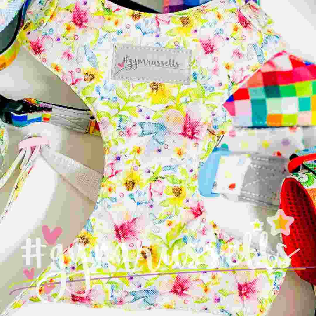 Pastelove flowers chest harness - Gymrussells image 2
