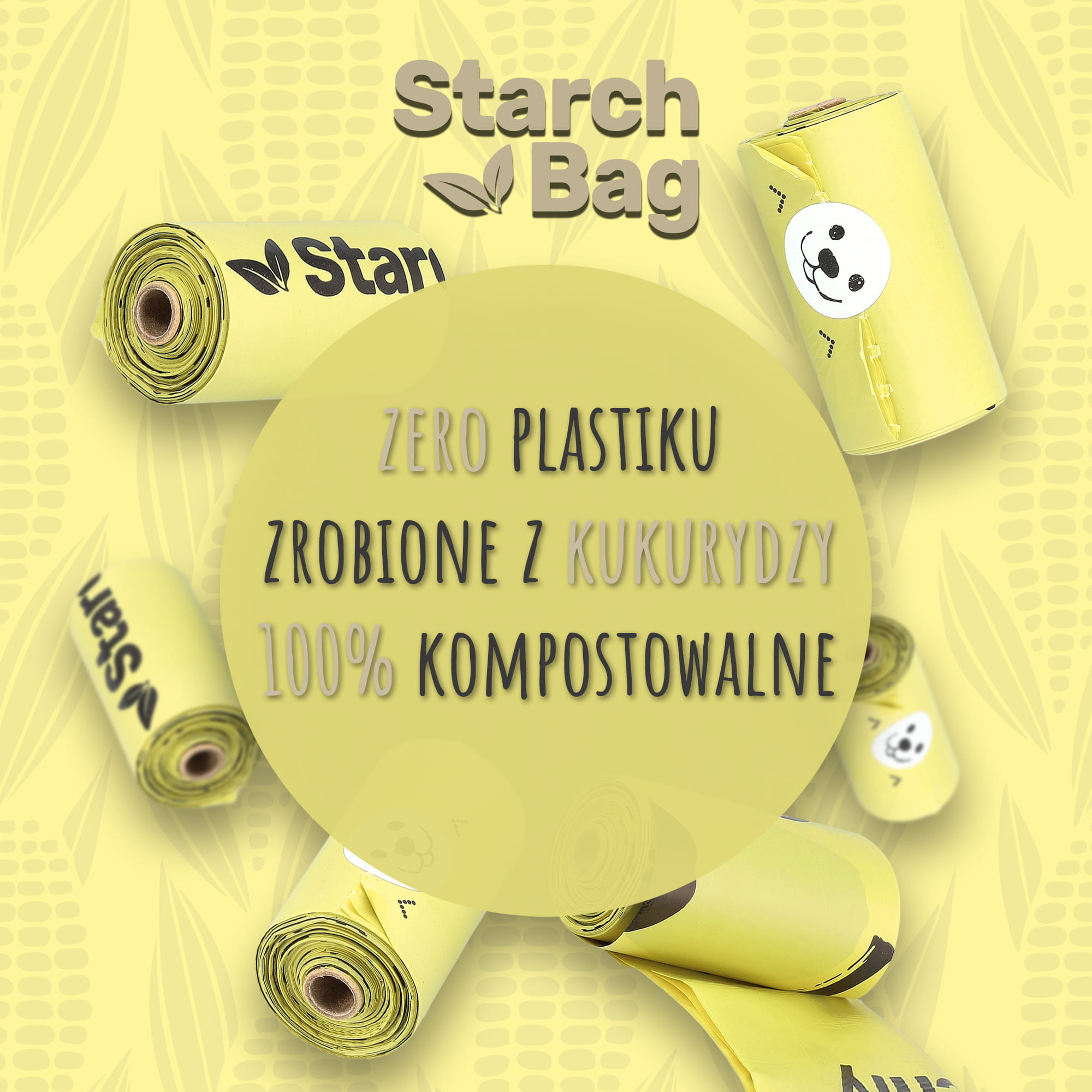 100% eco - friendly Poop bags - StarchBag image 2