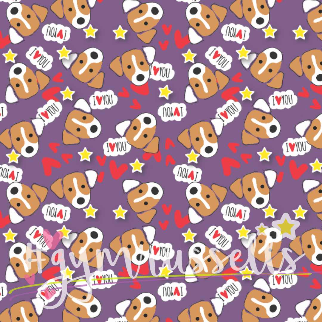 JRTlove purple Basic dog city lead - Gymrussells image 1