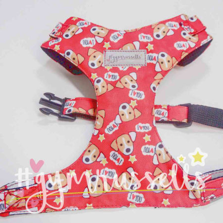 JRTlove Chest harness Red - Gymrussells image 2