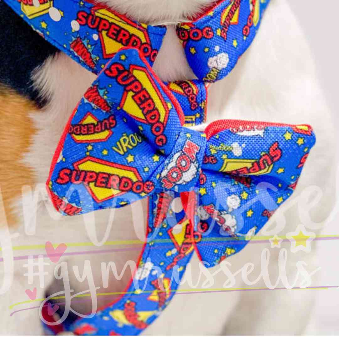 Superdog dog bowties - Gymrussells image 4