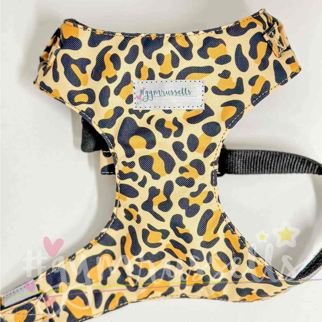 Gold leopard chest harness - Gymrussells image 3