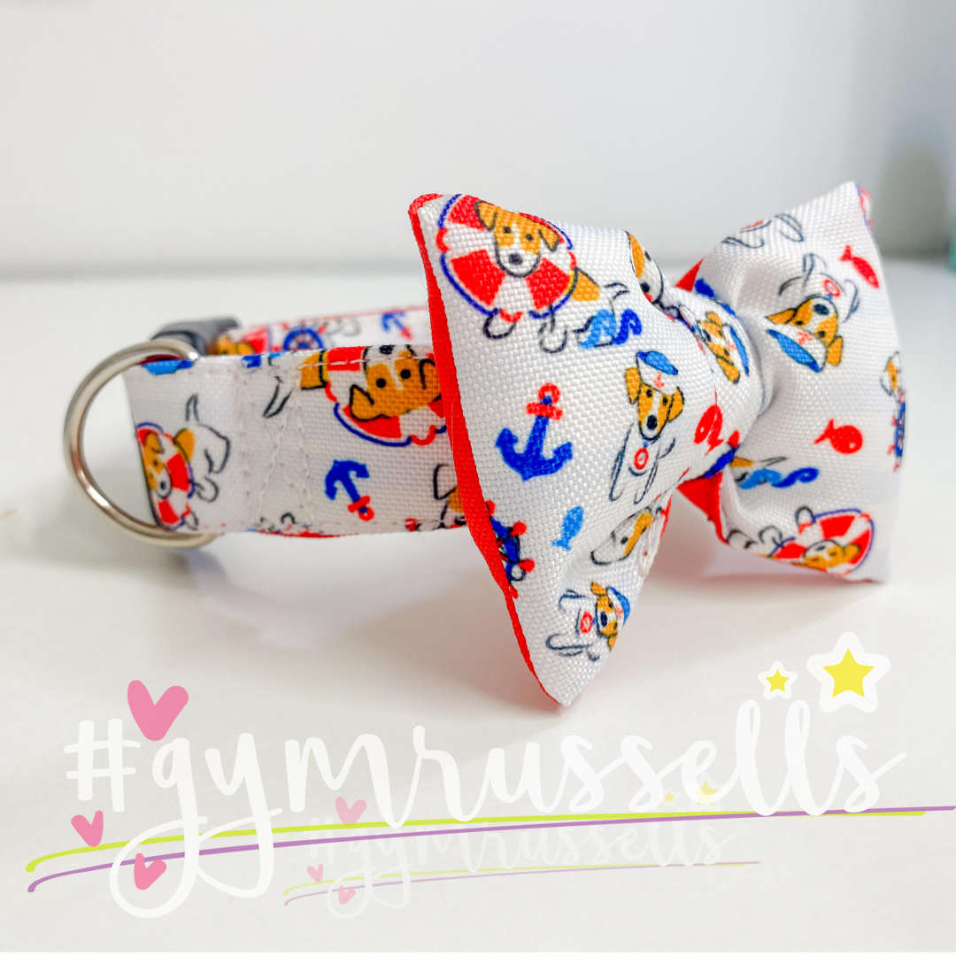 Sailor dog bowties - Gymrussells image 1