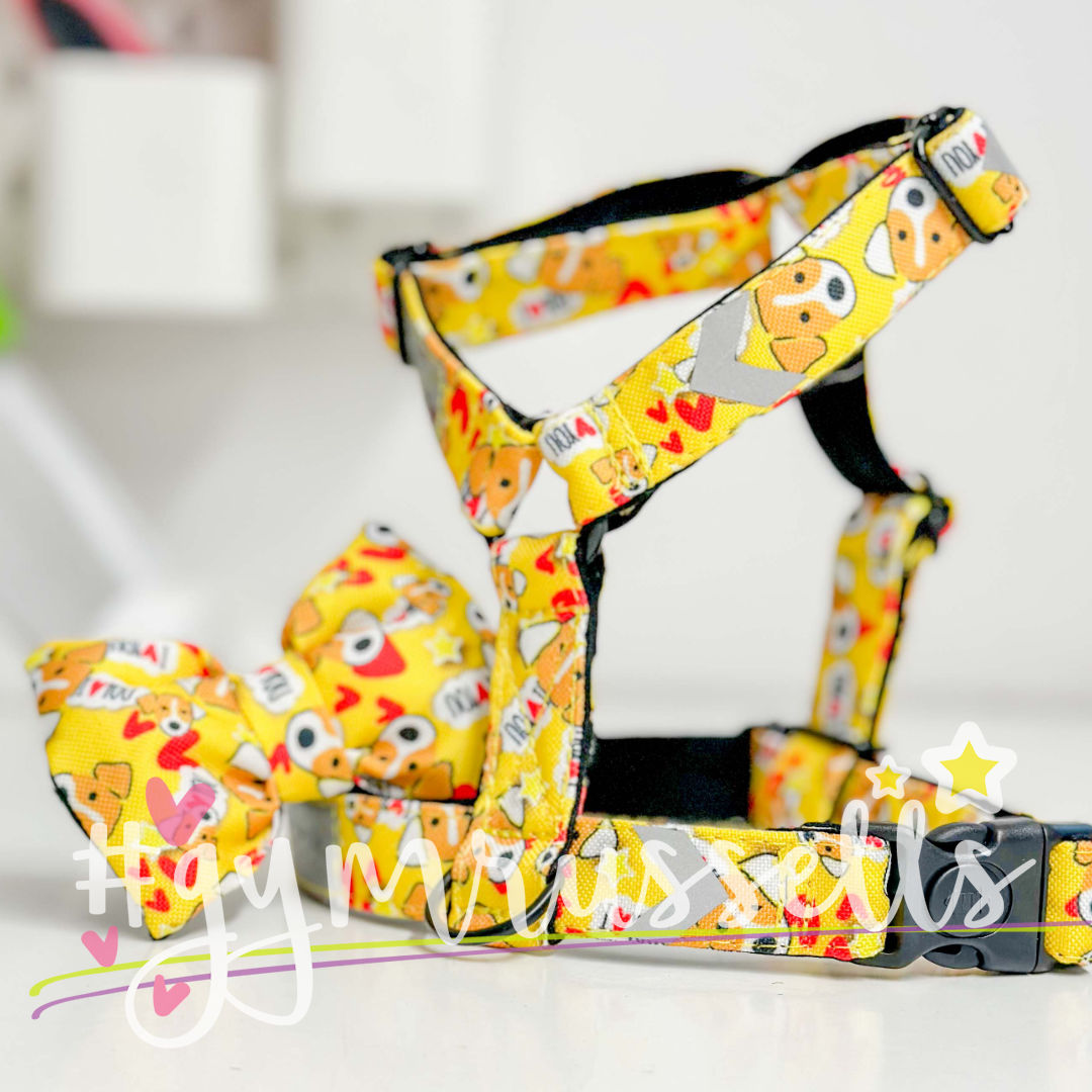 JRTlove yellow strap harness - Gymrussells image 4