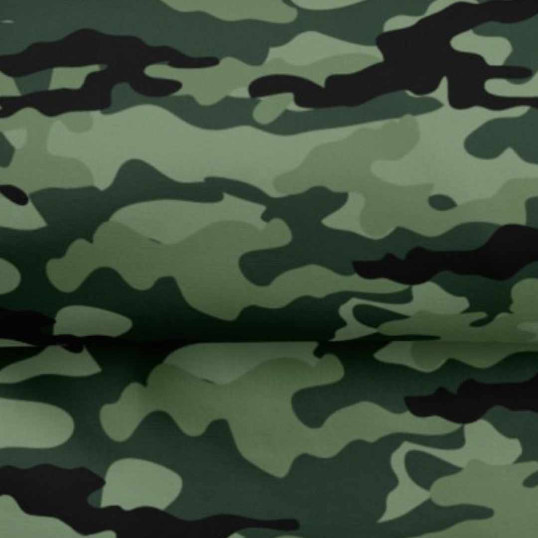 Green Camouflage dog city lead - Gymrussells image 1