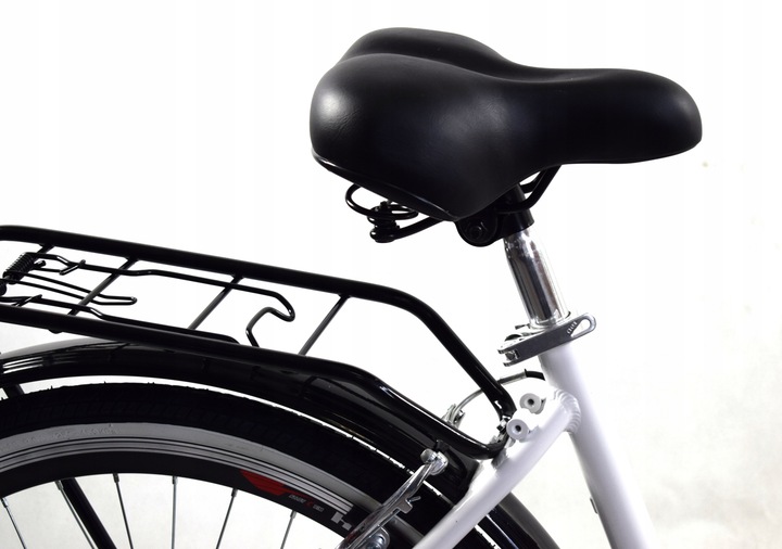 Rower Dallas Składak Alu 26" 7spd biało-czarny - DALLAS BIKE zdjęcie 3