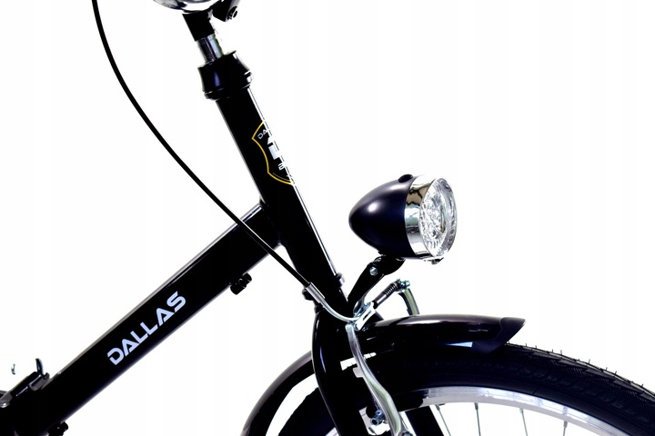Rower Dallas Składak 24" 1spd czarny - DALLAS BIKE zdjęcie 3