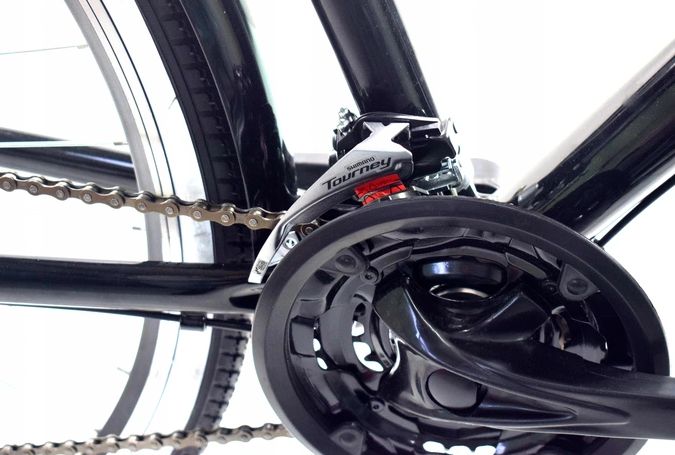 Rower Dallas City Trekking Alu 28" 21spd czarny - DALLAS BIKE zdjęcie 2