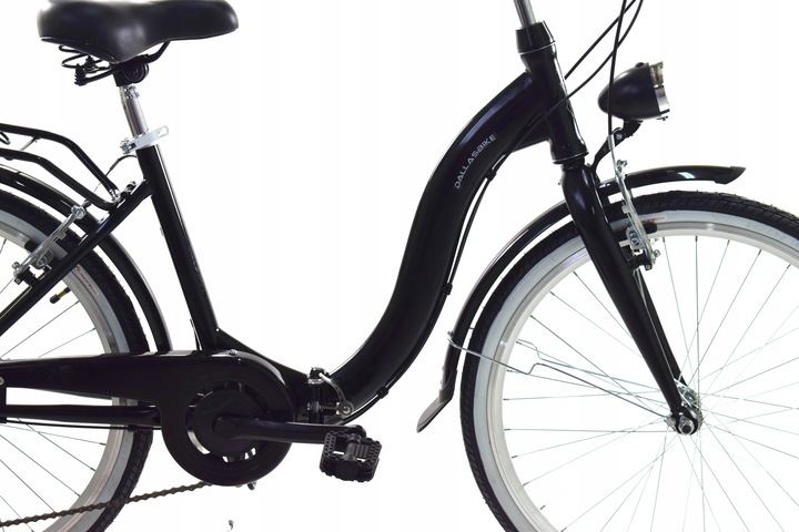Rower Dallas Składak 24" 6spd Łabądź czarny - DALLAS BIKE zdjęcie 2