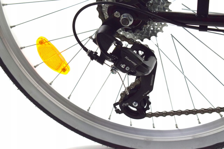 Rower Dallas Składak 24" 6spd Łabądź czarny - DALLAS BIKE zdjęcie 3