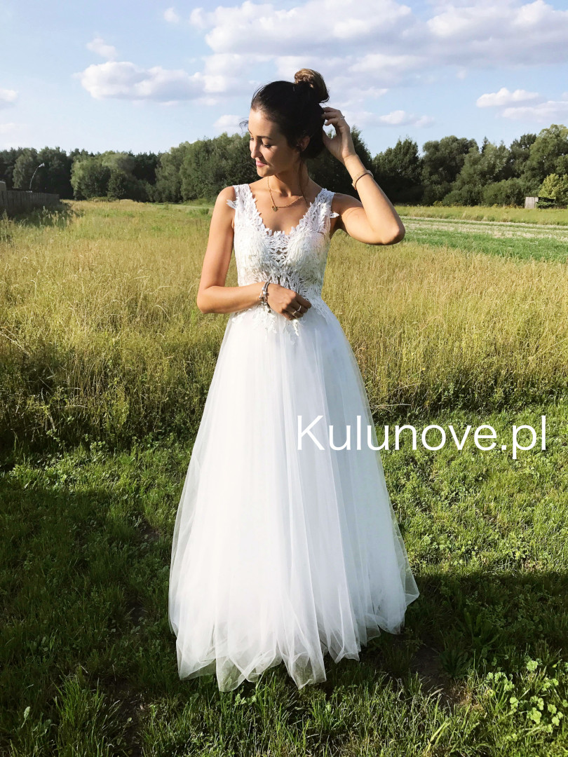 Diana - wedding dress with tulle bottom - Kulunove image 4