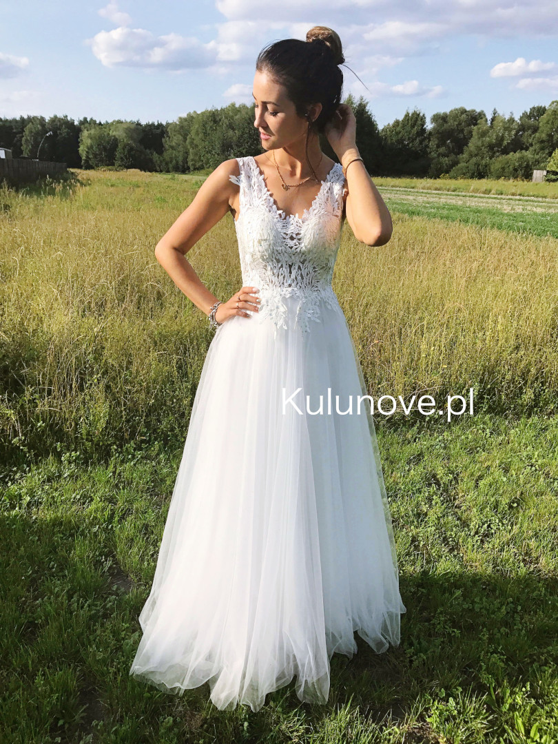 Diana - wedding dress with tulle bottom - Kulunove image 2